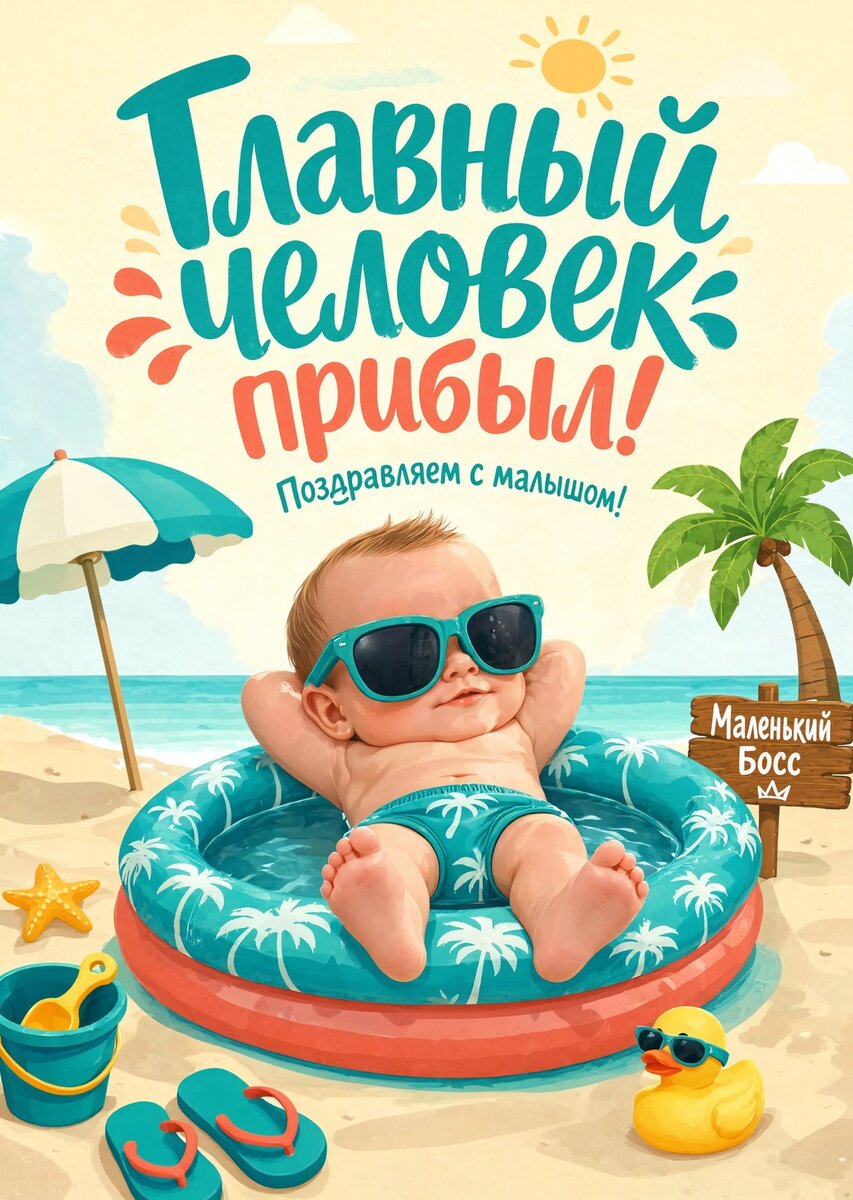 Открытка "С рождением ребенка" #92