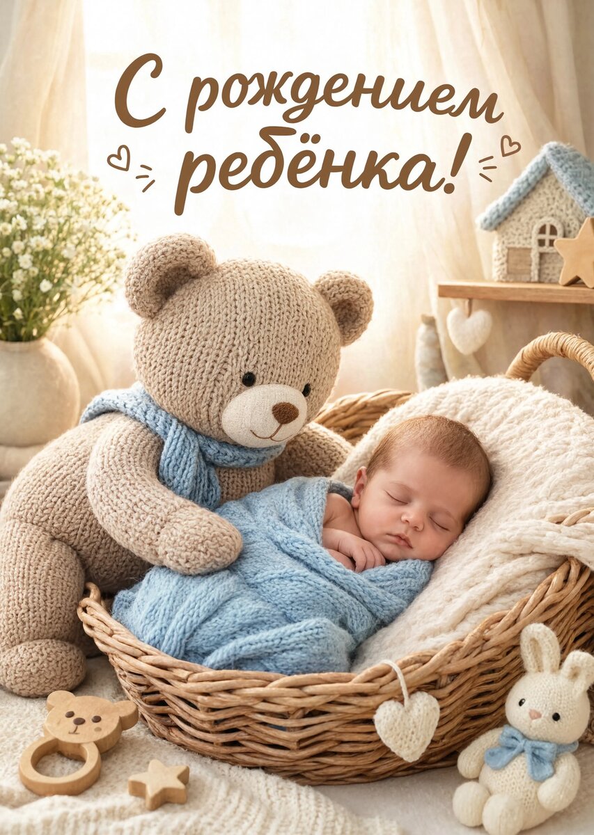 Открытка "С рождением ребенка" #96