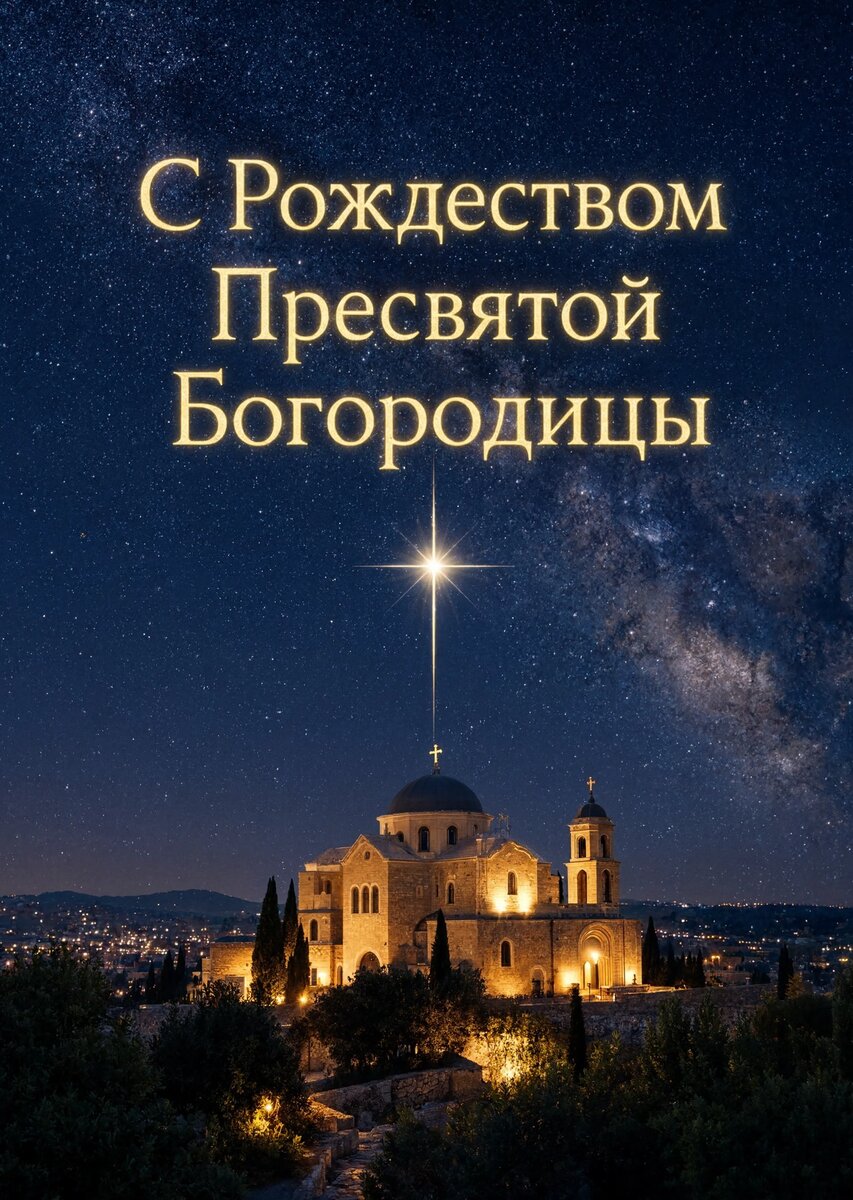 Открытка С Рождеством Святой Богородицы #14
