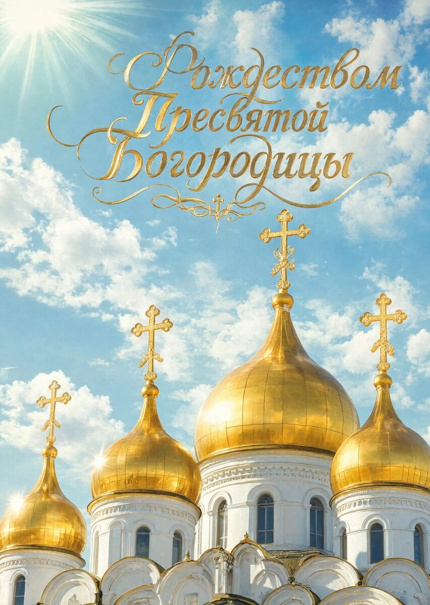 Открытка С Рождеством Святой Богородицы #22