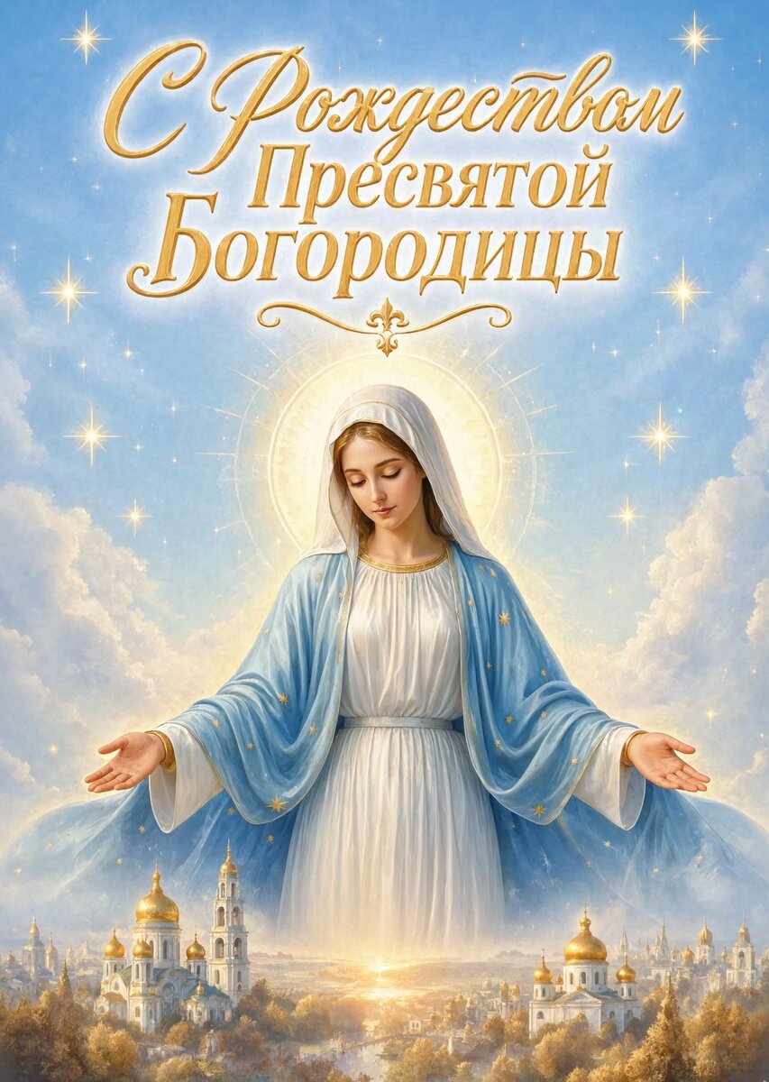 Открытка С Рождеством Святой Богородицы #31