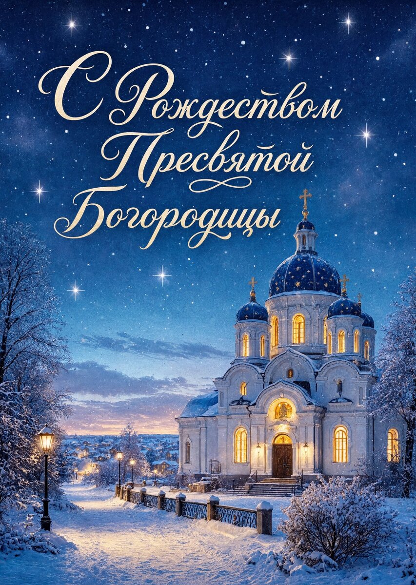 Открытка С Рождеством Святой Богородицы #37