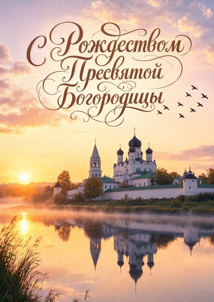 Открытка С Рождеством Святой Богородицы #39