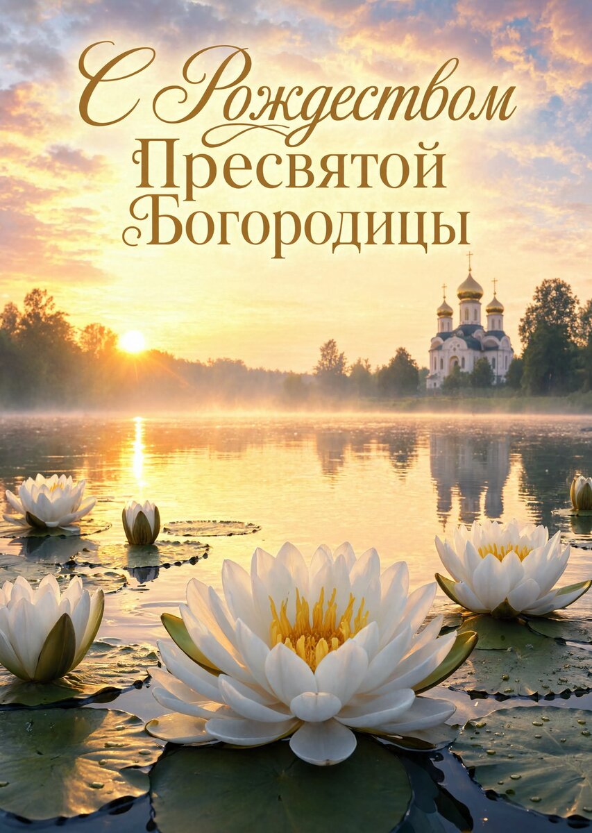 Открытка С Рождеством Святой Богородицы #8