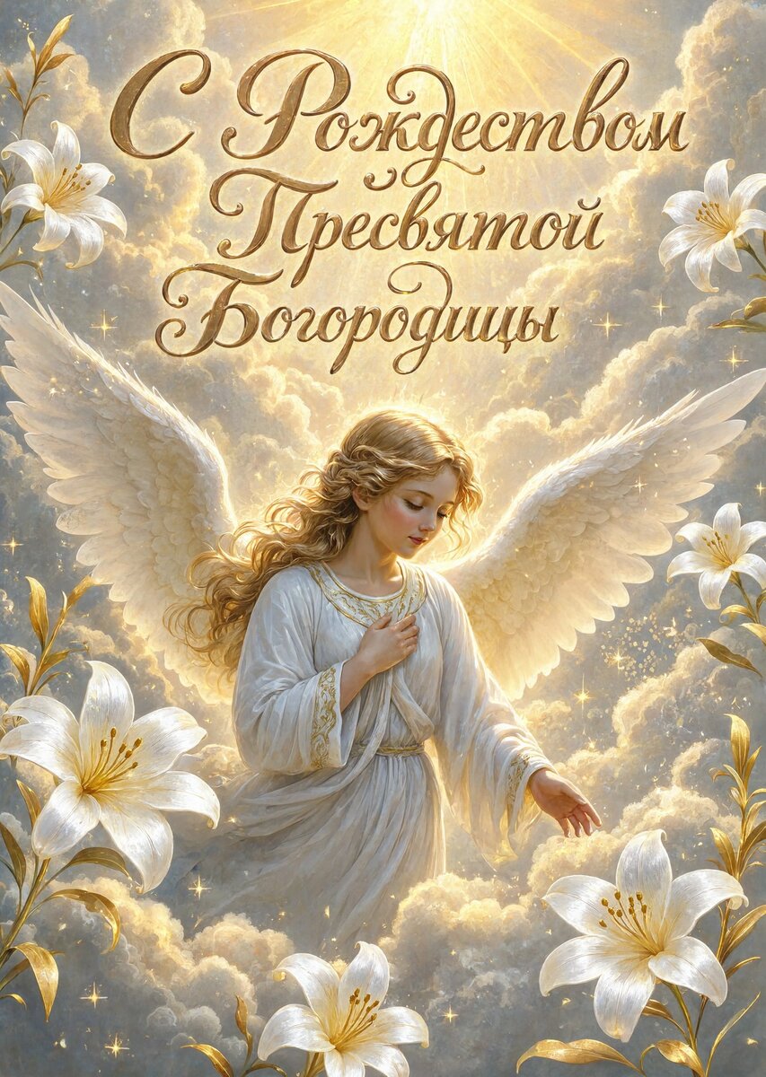 Открытка С Рождеством Святой Богородицы #9