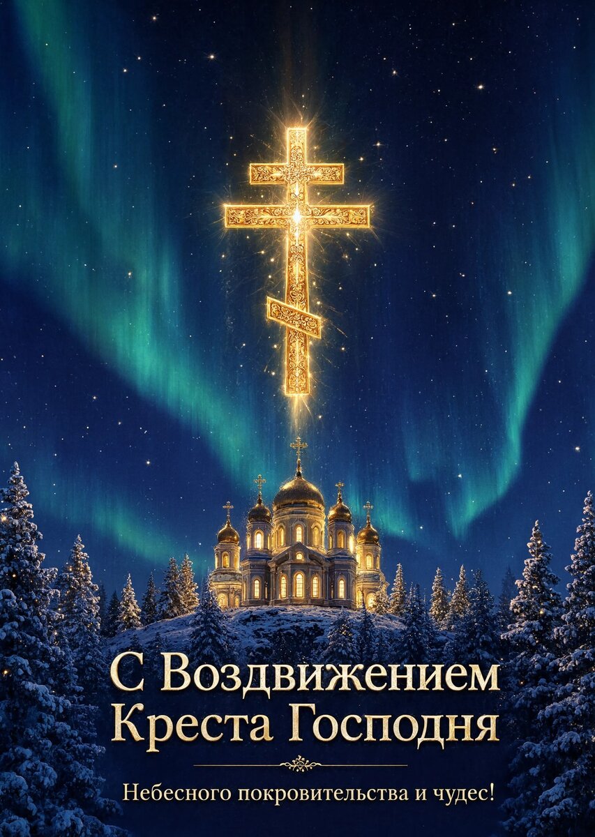 Открытка С Воздвижением Креста Господня #16
