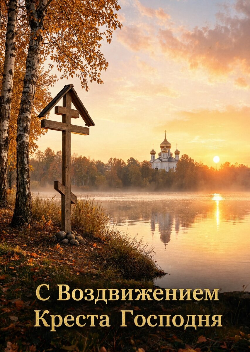 Открытка С Воздвижением Креста Господня #2