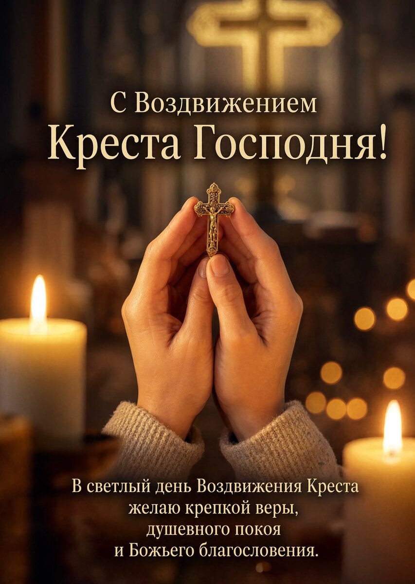 Открытка С Воздвижением Креста Господня #20