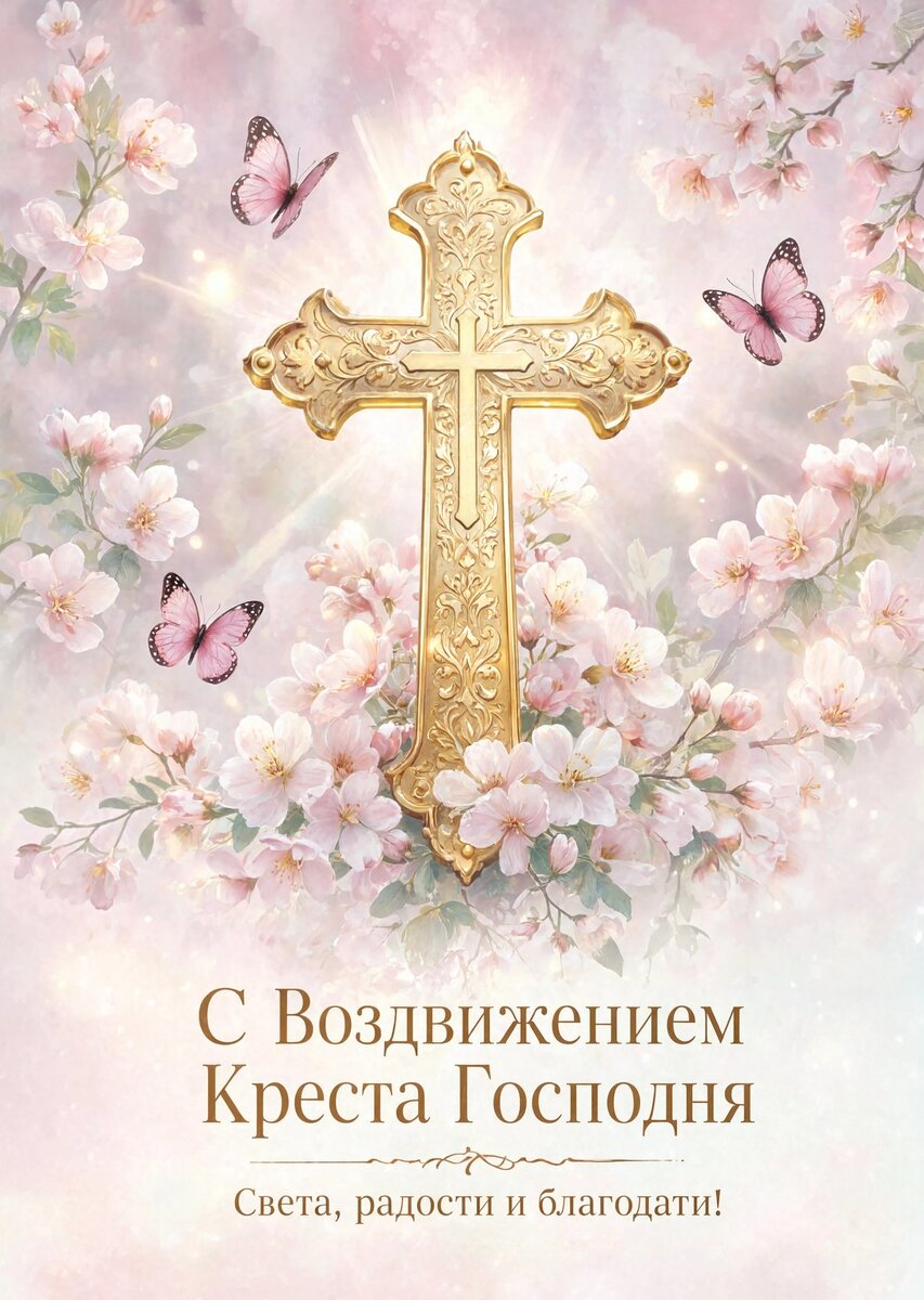 Открытка С Воздвижением Креста Господня #22