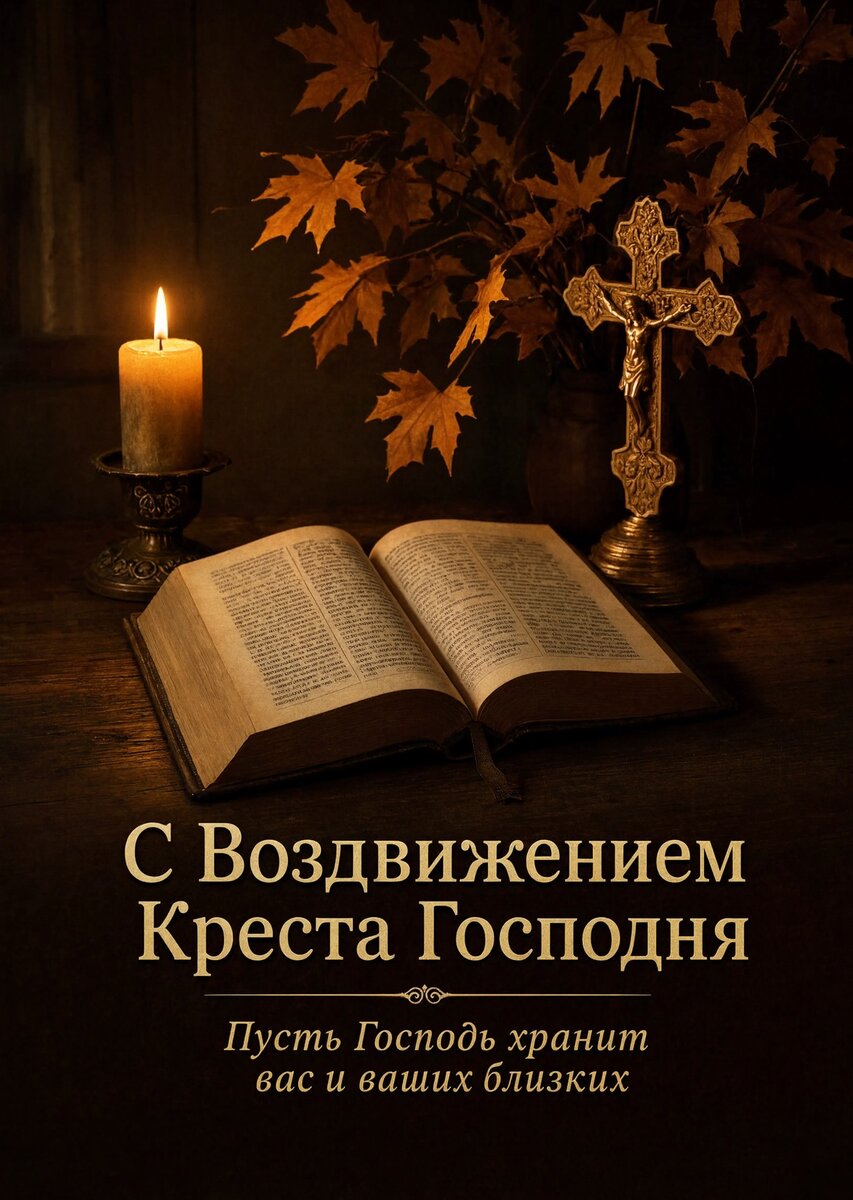 Открытка С Воздвижением Креста Господня #25