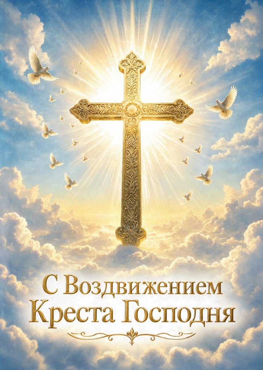 Открытка С Воздвижением Креста Господня #26