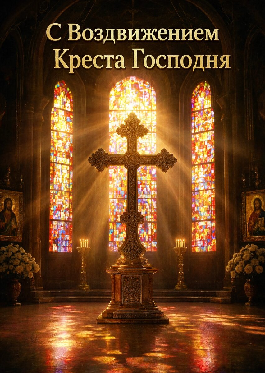 Открытка С Воздвижением Креста Господня #34