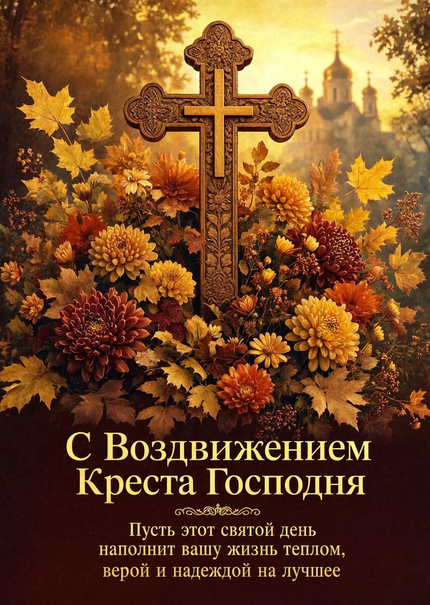 Открытка С Воздвижением Креста Господня #35