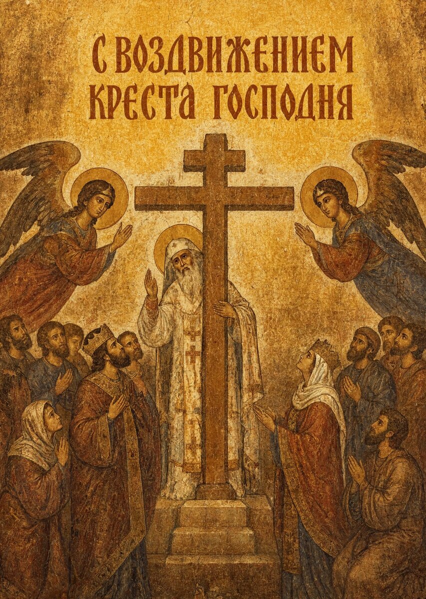 Открытка С Воздвижением Креста Господня #36