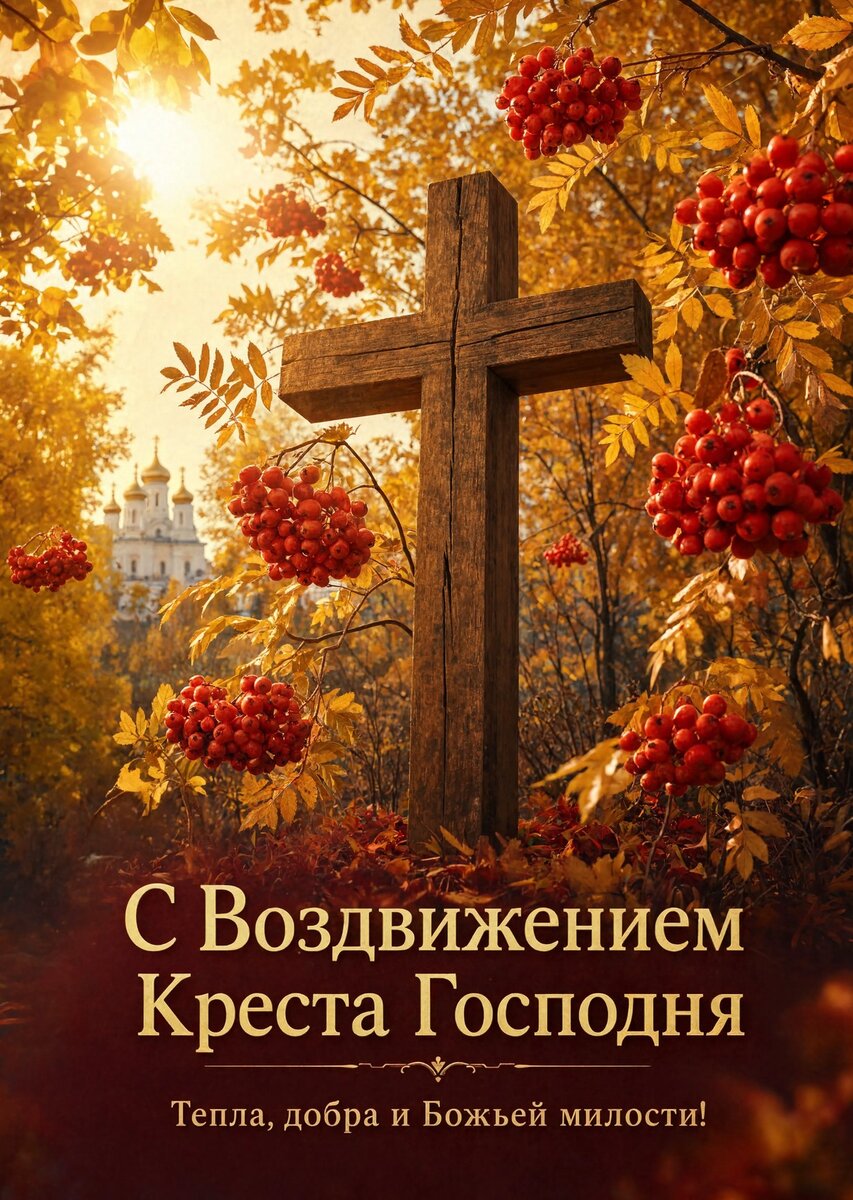 Открытка С Воздвижением Креста Господня #37