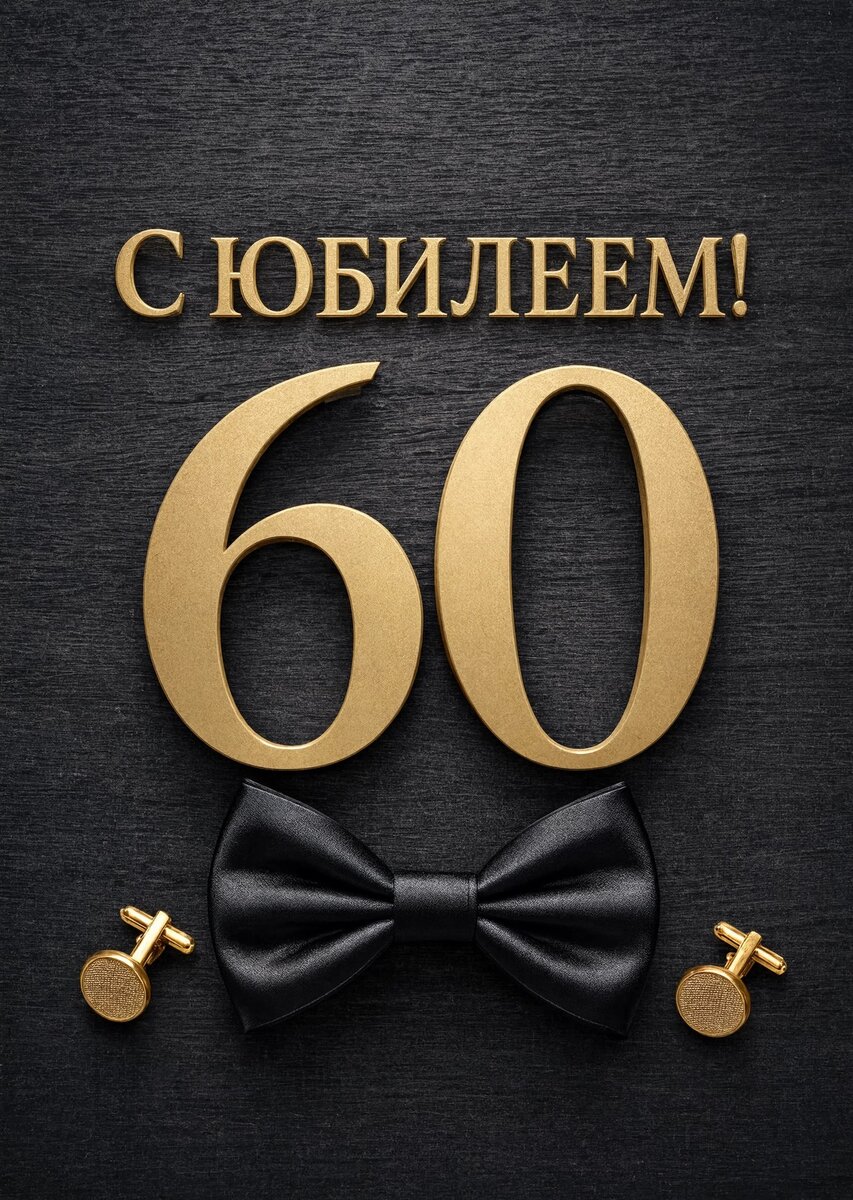 Открытка "С юбилеем 60 лет" #51
