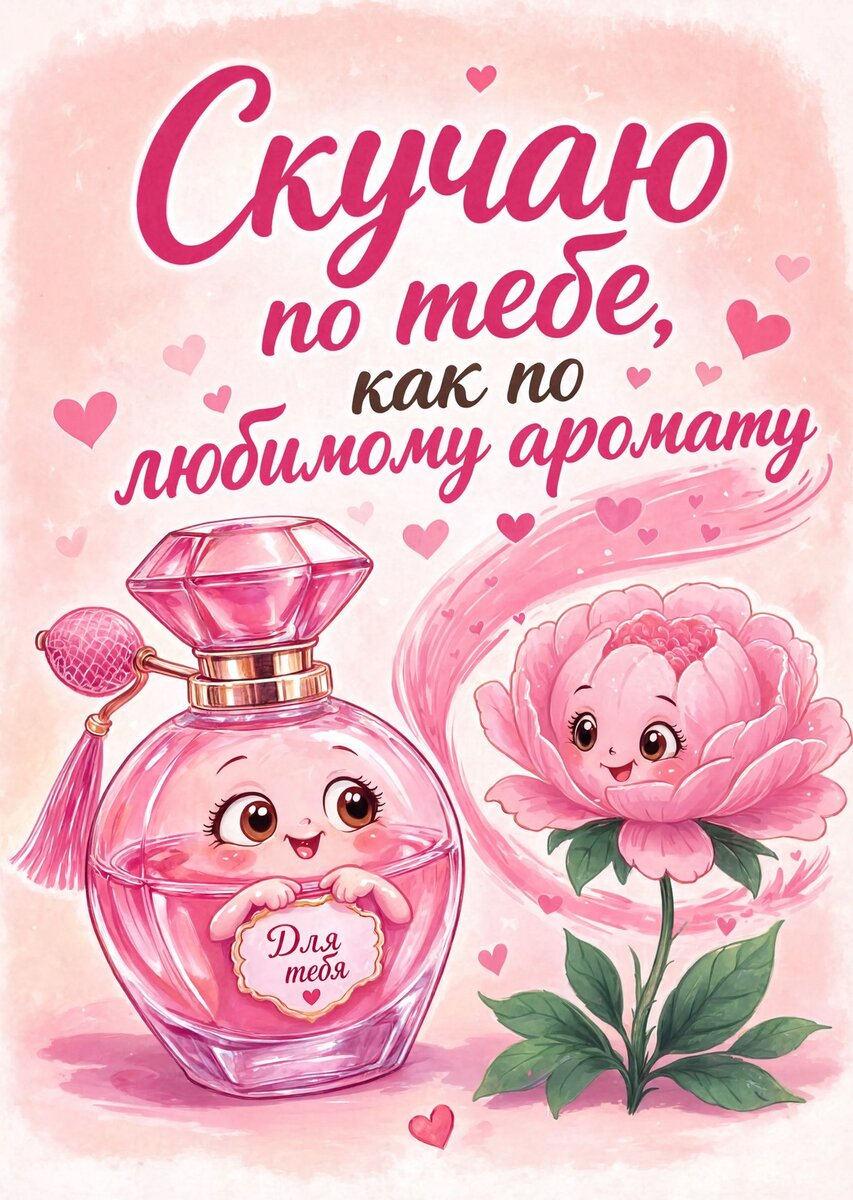 Открытка "Скучаю" #15