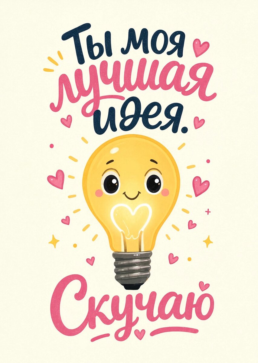 Открытка "Скучаю" #16