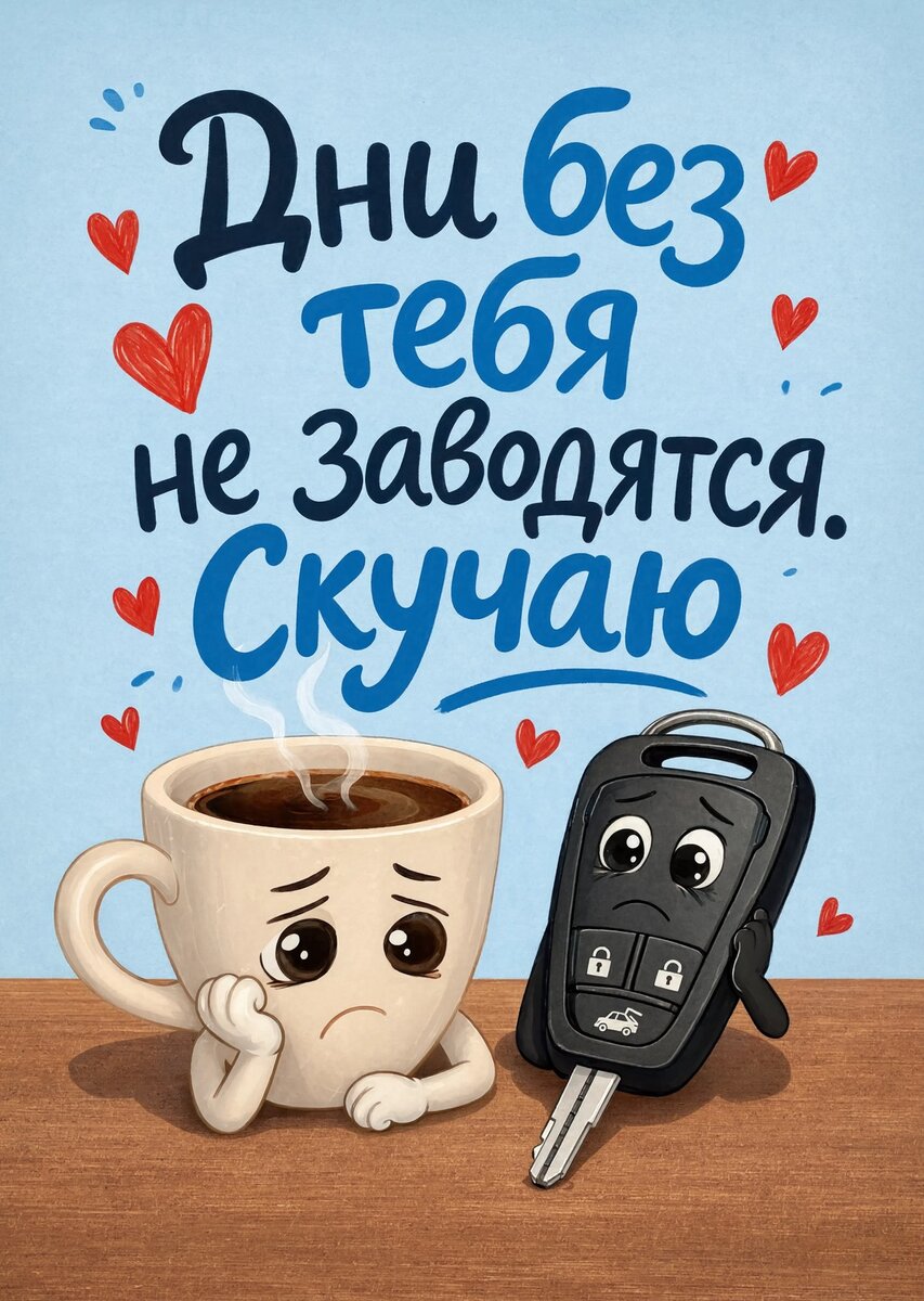 Открытка "Скучаю" #24