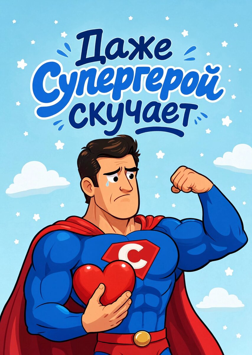 Открытка "Скучаю" #28