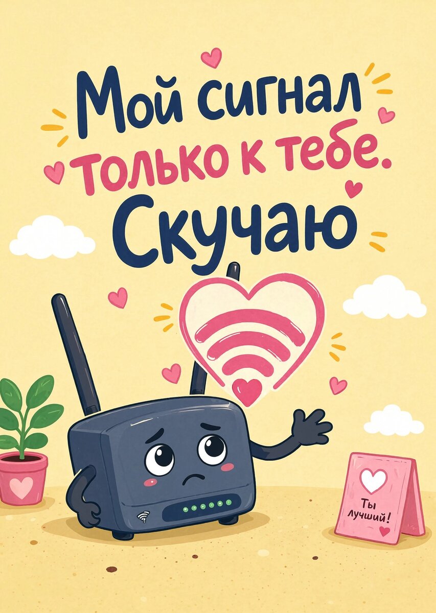 Открытка "Скучаю" #29