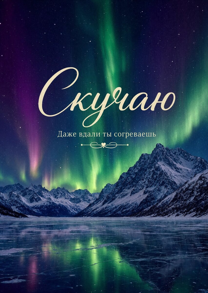 Открытка "Скучаю" #35