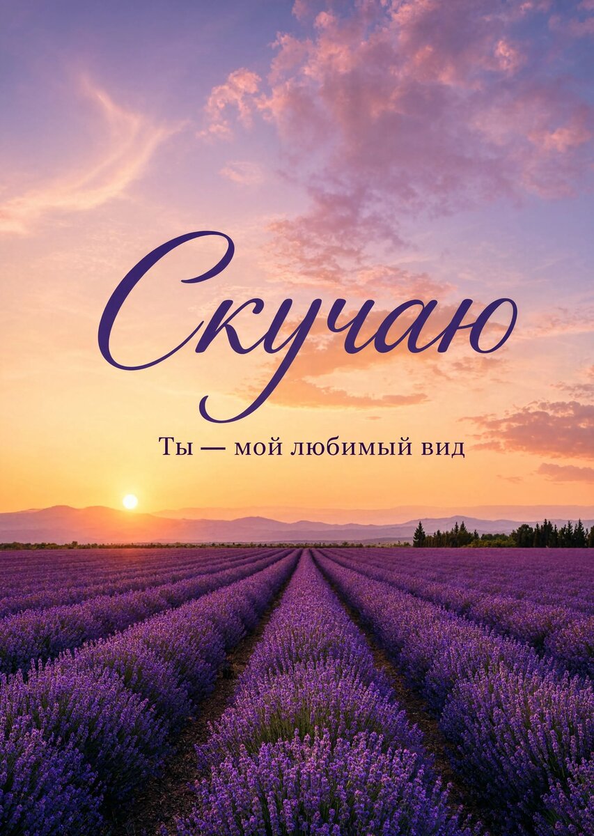 Открытка "Скучаю" #38