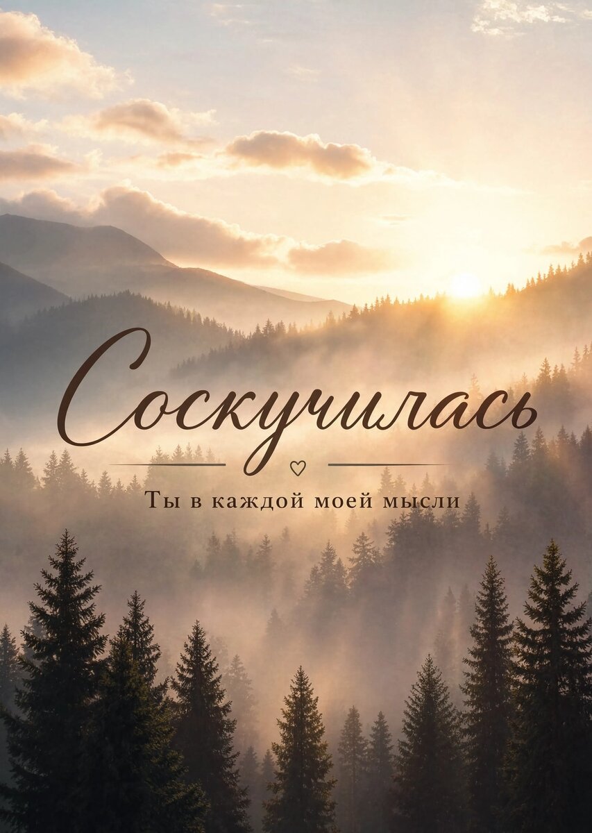 Открытка "Скучаю" #40