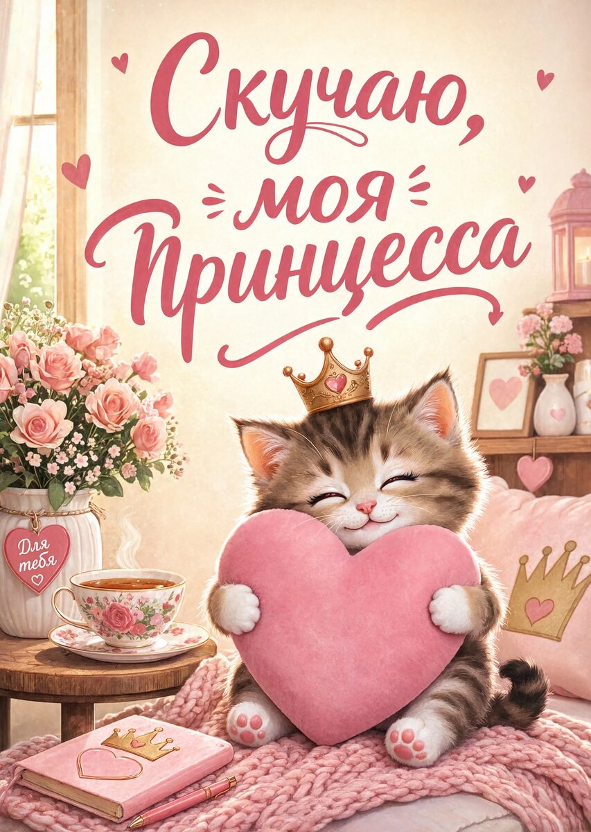 Открытка "Скучаю" #43