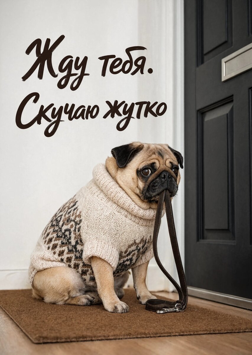 Открытка "Скучаю" #46