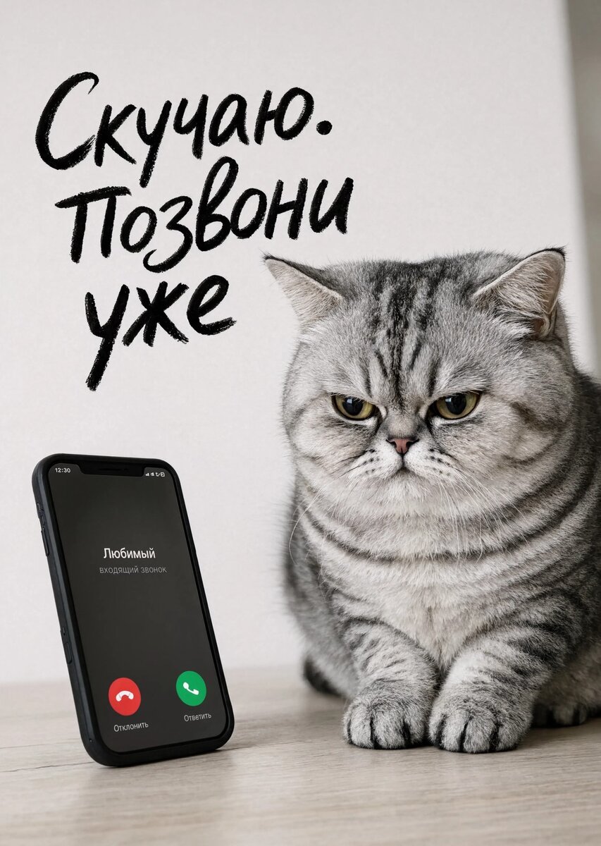 Открытка "Скучаю" #51