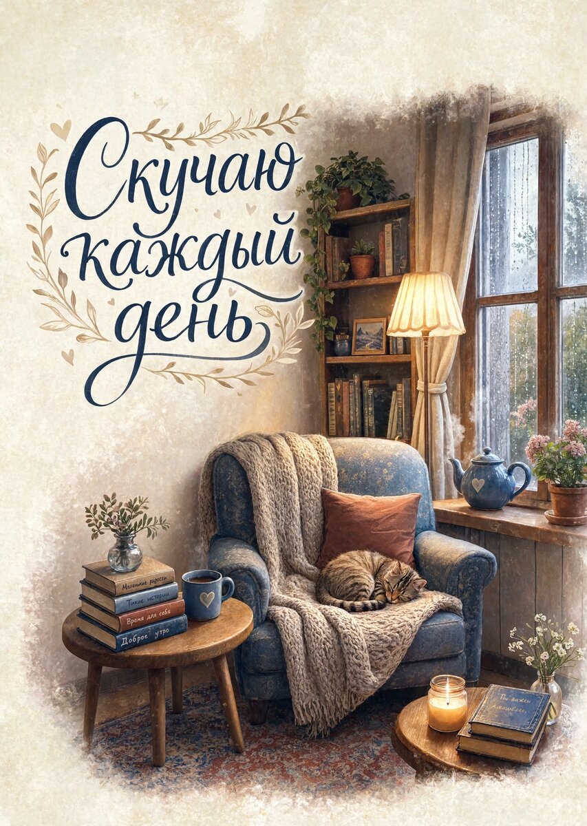 Открытка "Скучаю" #54