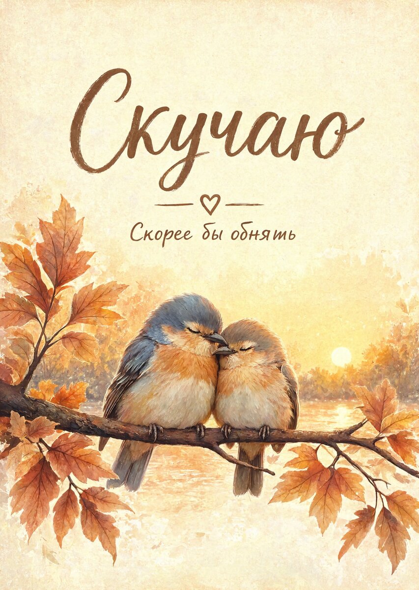 Открытка "Скучаю" #56