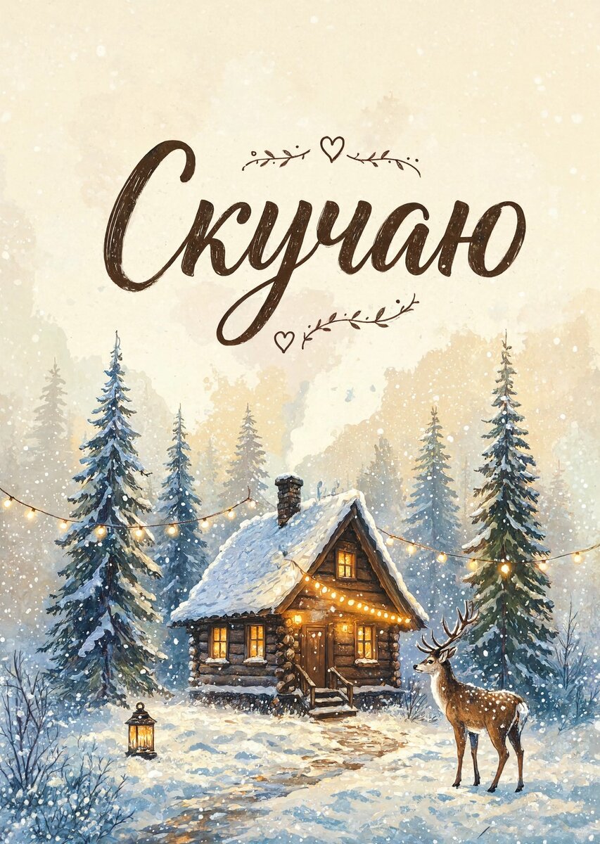 Открытка "Скучаю" #57