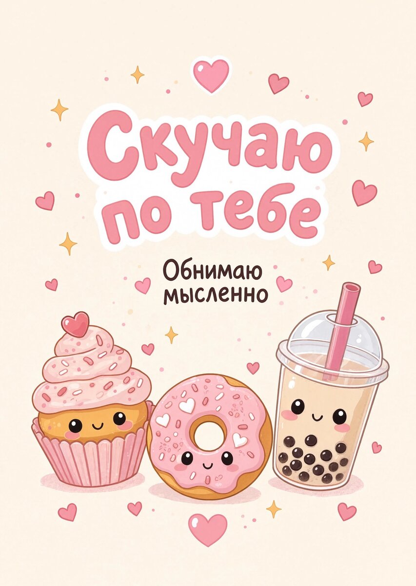 Открытка "Скучаю" #62