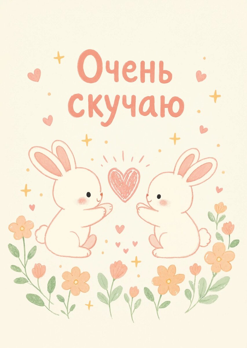 Открытка "Скучаю" #63