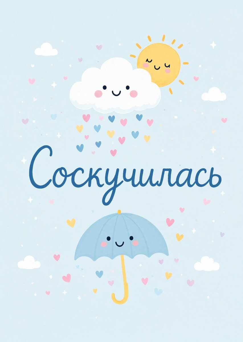 Открытка "Скучаю" #64