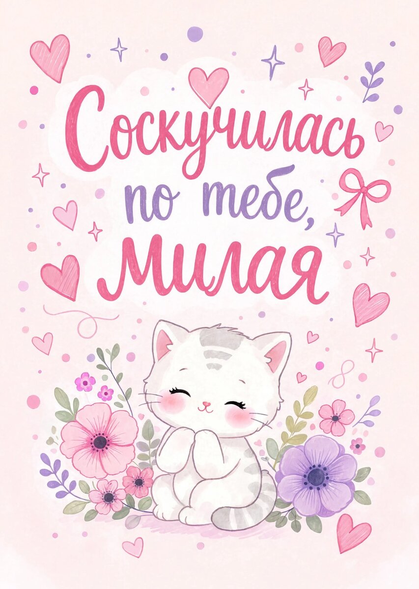 Открытка "Скучаю" #65