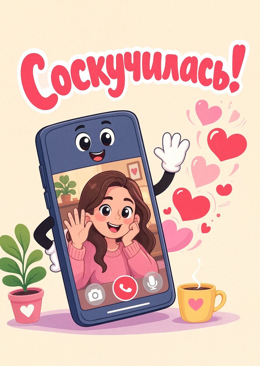 Открытка "Скучаю" #67