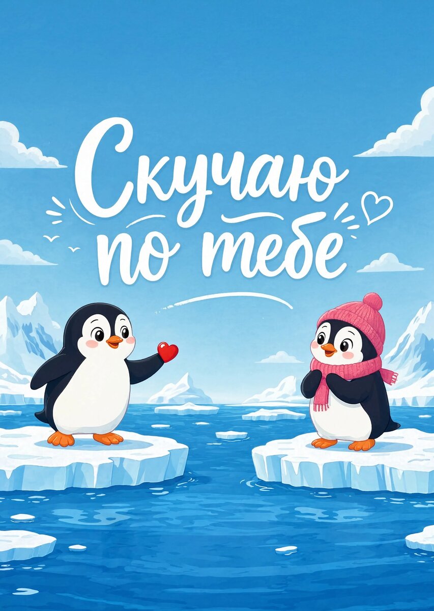 Открытка "Скучаю" #69
