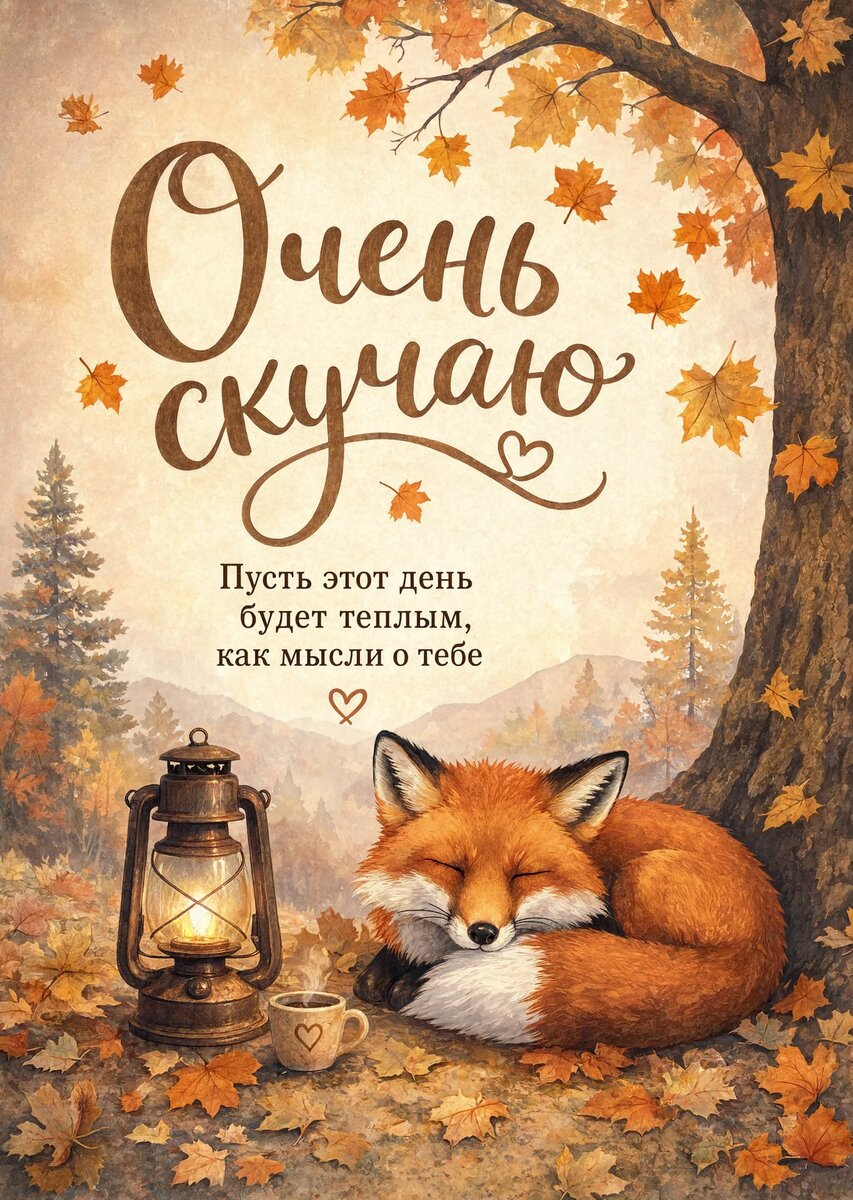 Открытка "Скучаю" #72