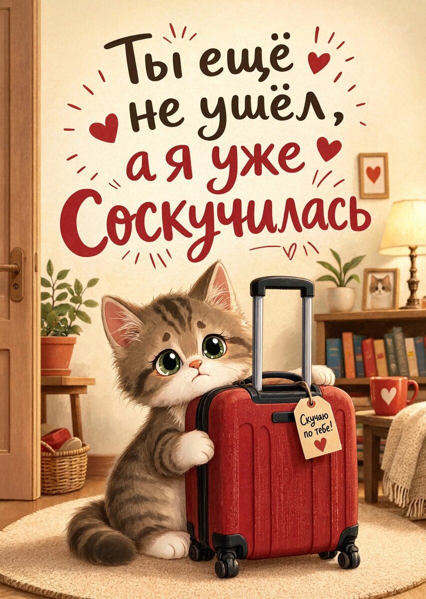 Открытка "Скучаю" #95