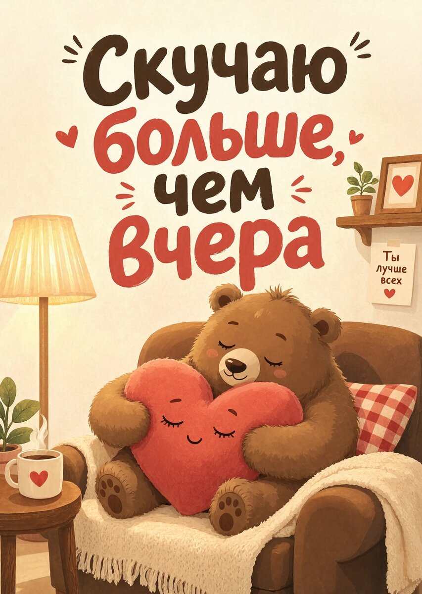 Открытка "Скучаю" #96