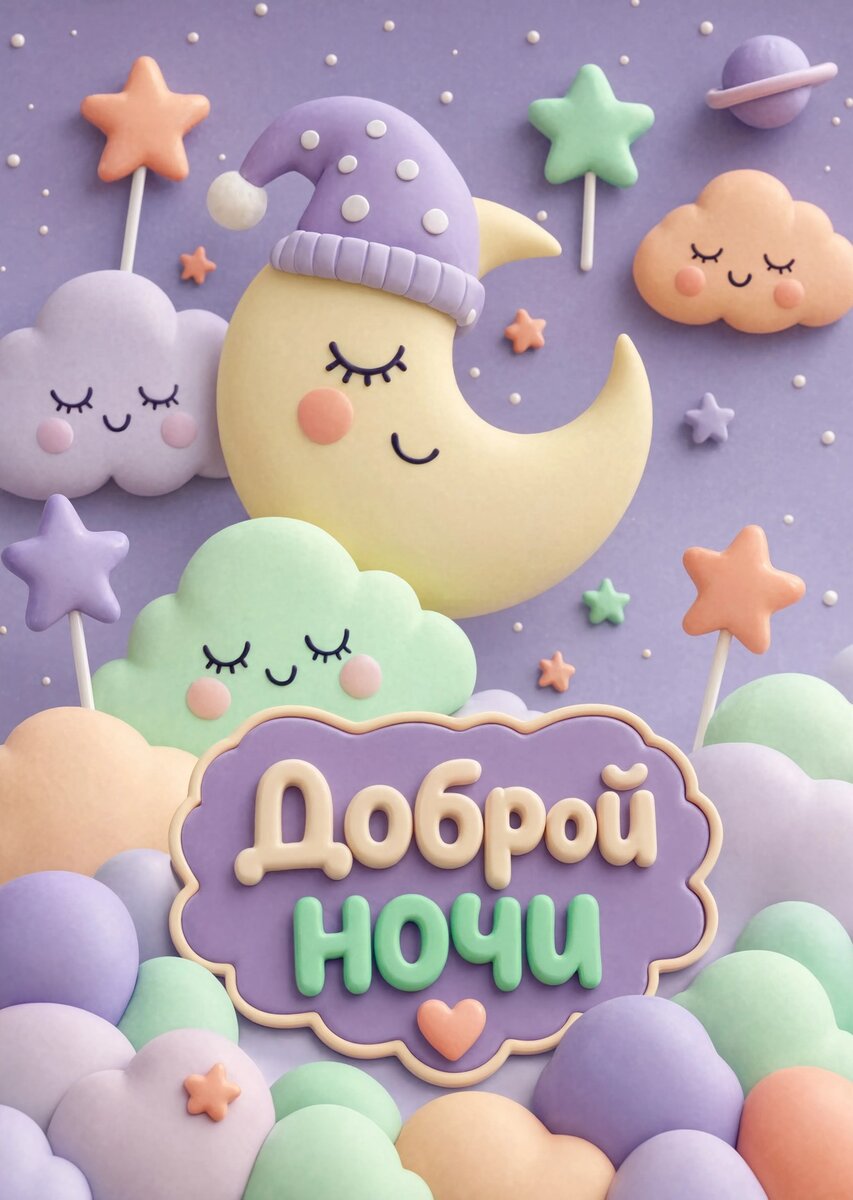 Открытка Спокойной ночи # 19