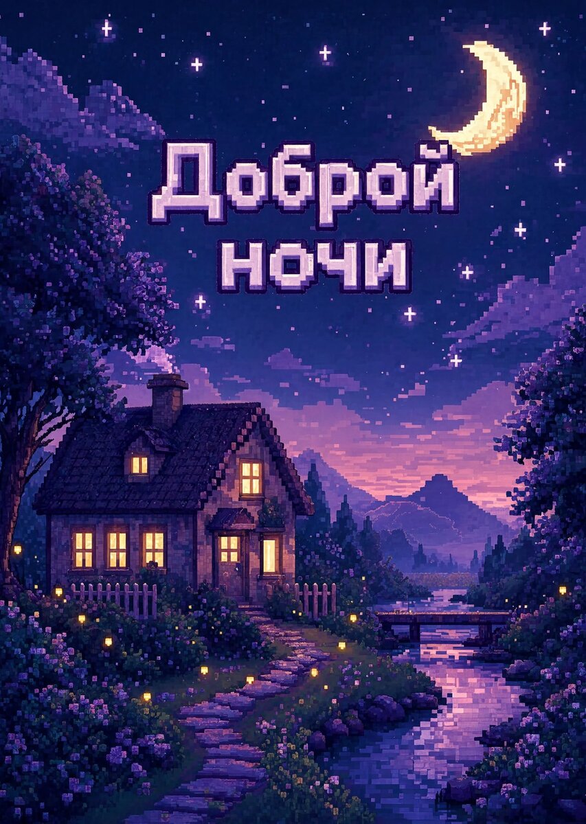 Открытка Спокойной ночи # 20