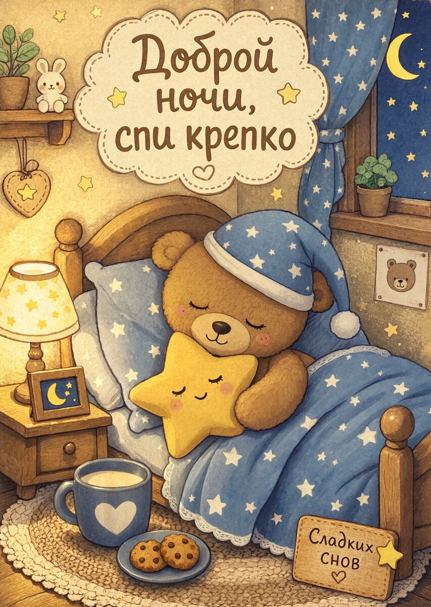 Открытка Спокойной ночи # 27