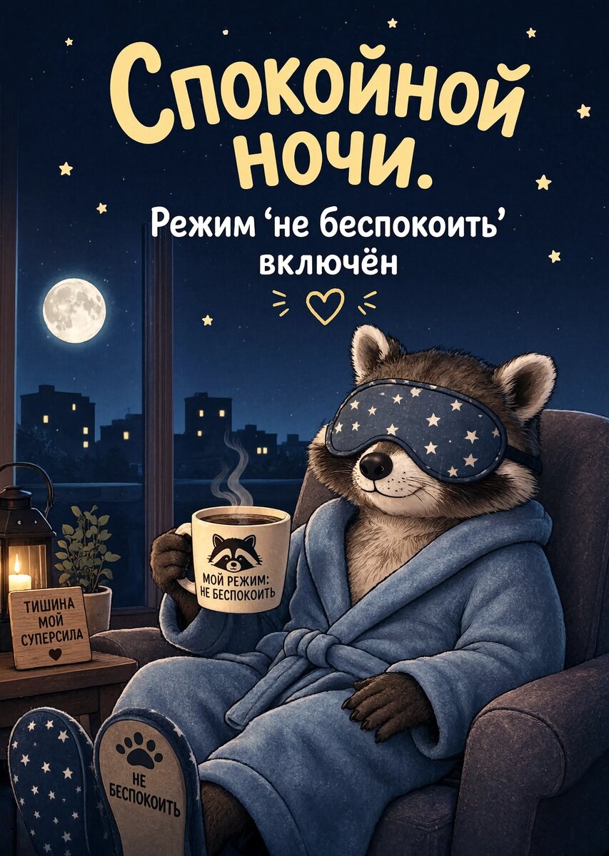 Открытка Спокойной ночи # 32