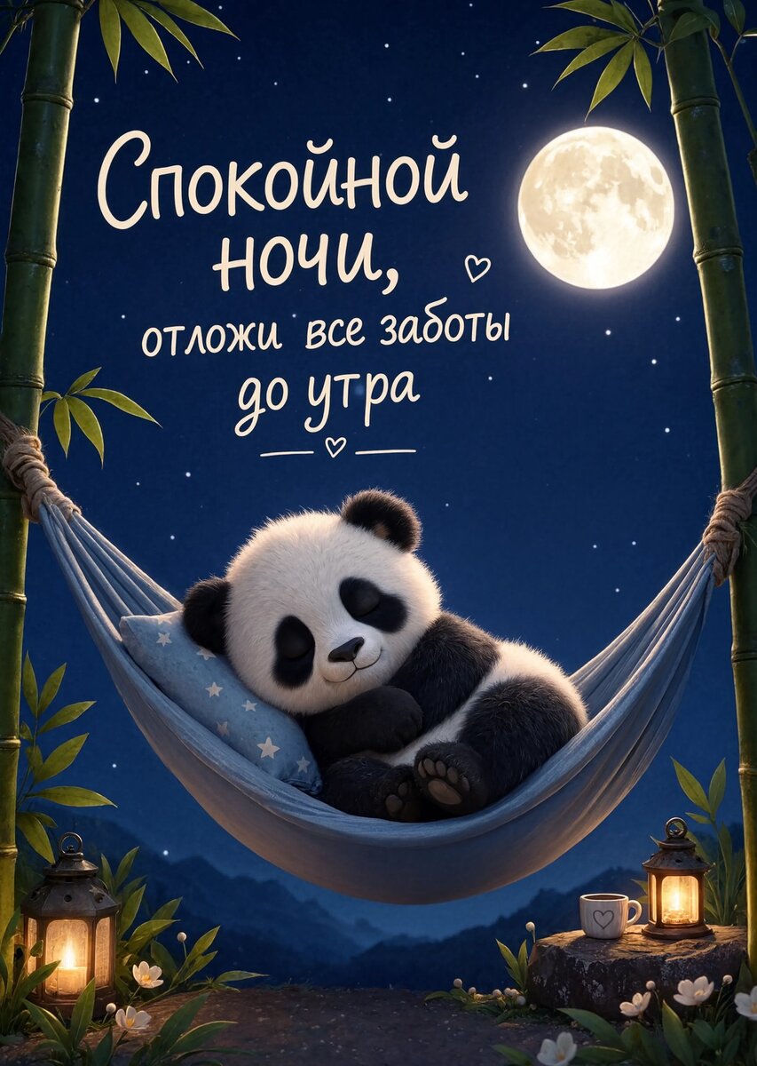 Открытка Спокойной ночи # 37