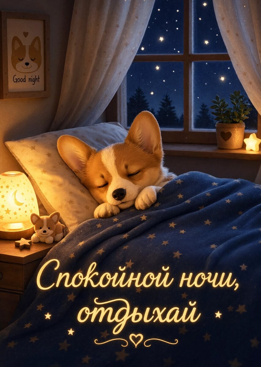 Открытка Спокойной ночи # 38