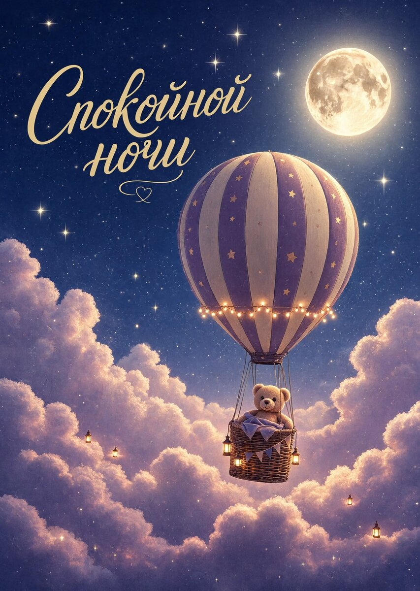 Открытка Спокойной ночи # 43